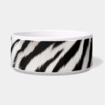 Zebra Animal Fur Bowl<br><div class="desc">Black White Zebra Animal Print Fur</div>