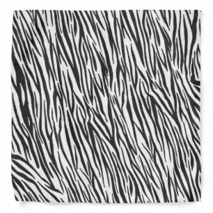 Zebra Animal Print Bandana