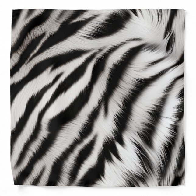 Zebra Animal Print Bandana (Front)