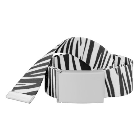 Zebra Animal Print Belt