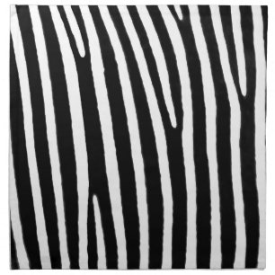 Zebra animal print napkin