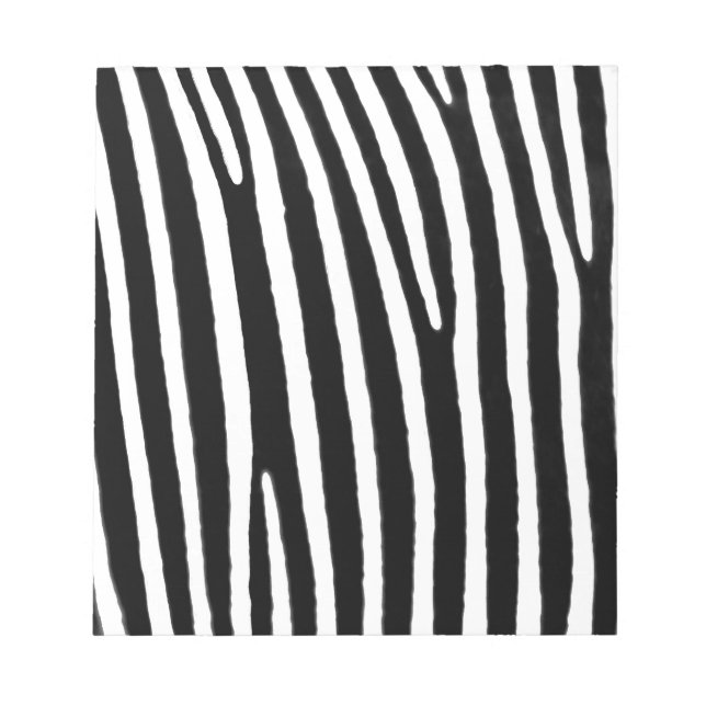 Zebra animal print notepad (Front)