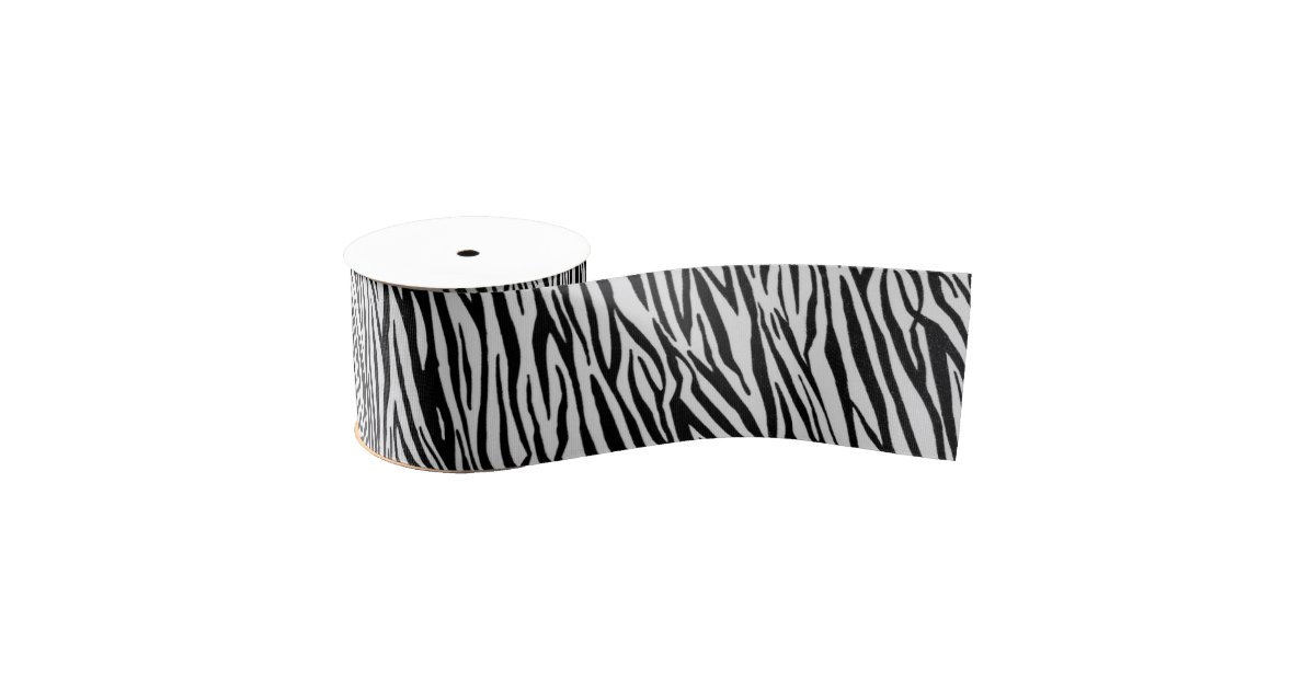 Zebra Animal Print Ribbon | Zazzle