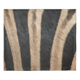 ZEBRA ANIMAL PRINT STRIPE DUVET COVER