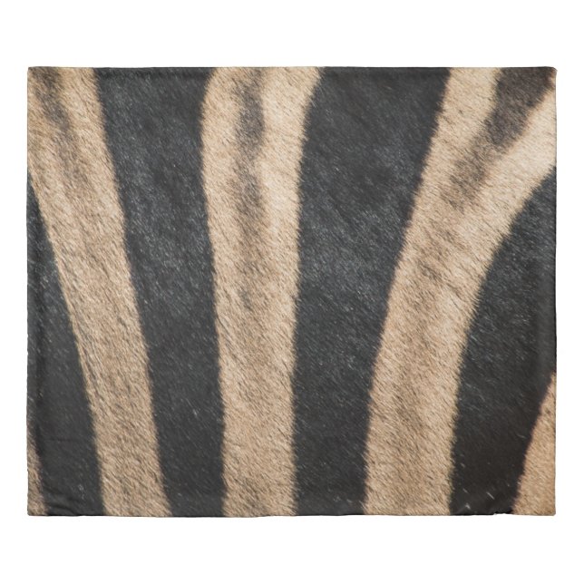 ZEBRA ANIMAL PRINT STRIPE DUVET COVER (Front)