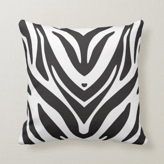 Zebra Animal Print Throw Pillow