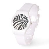 Zebra Animal Print Watch (Angle)