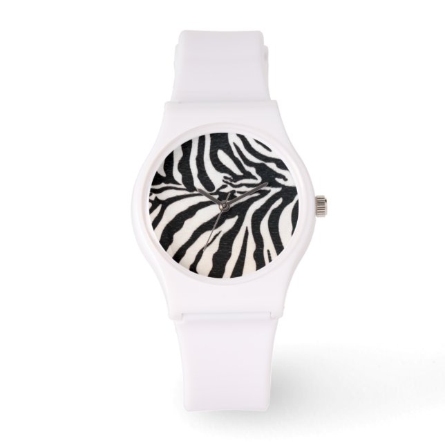 Zebra Animal Print Watch (Front)