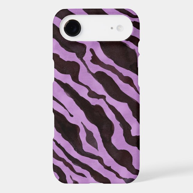 Zebra Animal Skin Pattern Mod Modern Chic Case-Mate iPhone Case (Back)