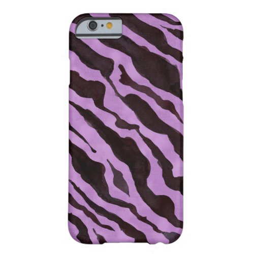 Zebra Animal Skin Pattern Mod Modern Chic Barely There iPhone 6 Case