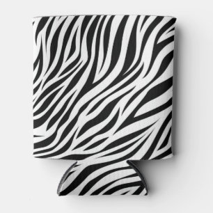 Zebra Animal Skin Print Pattern-15391 Can Cooler