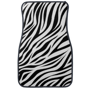 Zebra Animal Skin Print Pattern-15391 Car Floor Mat