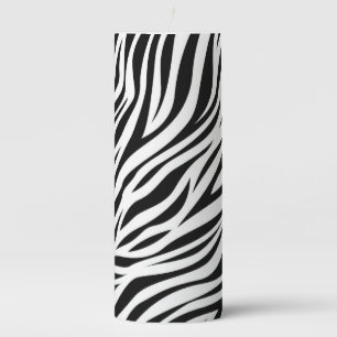 Zebra Animal Skin Print Pattern-15391 Pillar Candle