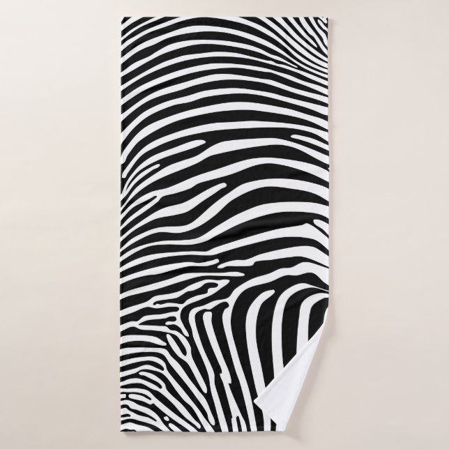 Zebra Animalprint Bath Towel (Bath Towel)