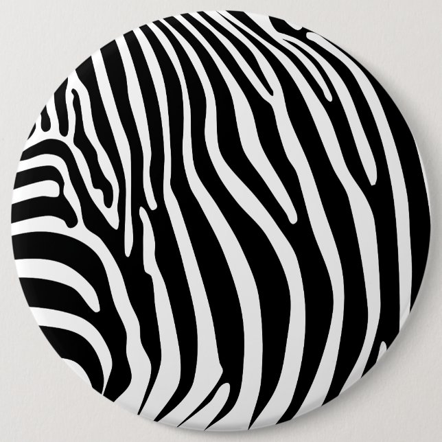 Zebra Animalprint Button (Front)