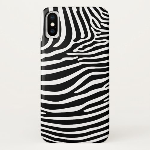 Zebra Animalprint iPhone XS Case