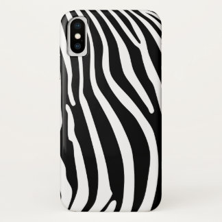Zebra Animalprint iPhone X Case