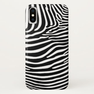 Zebra Animalprint iPhone X Case