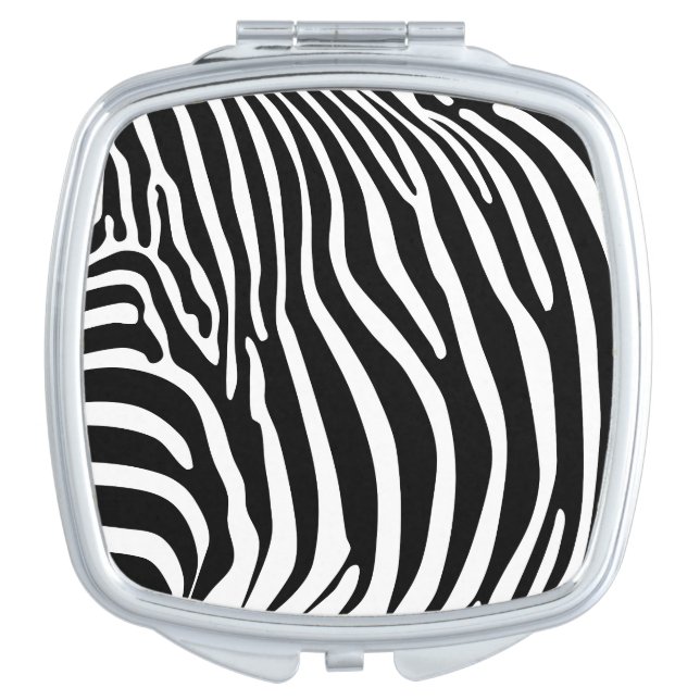Zebra Animalprint Compact Mirror (Front)