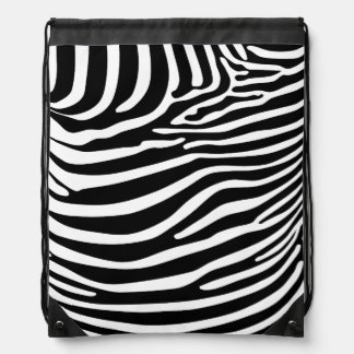 Zebra Animalprint Drawstring Bag