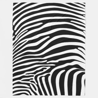 Zebra Animalprint Fleece Blanket