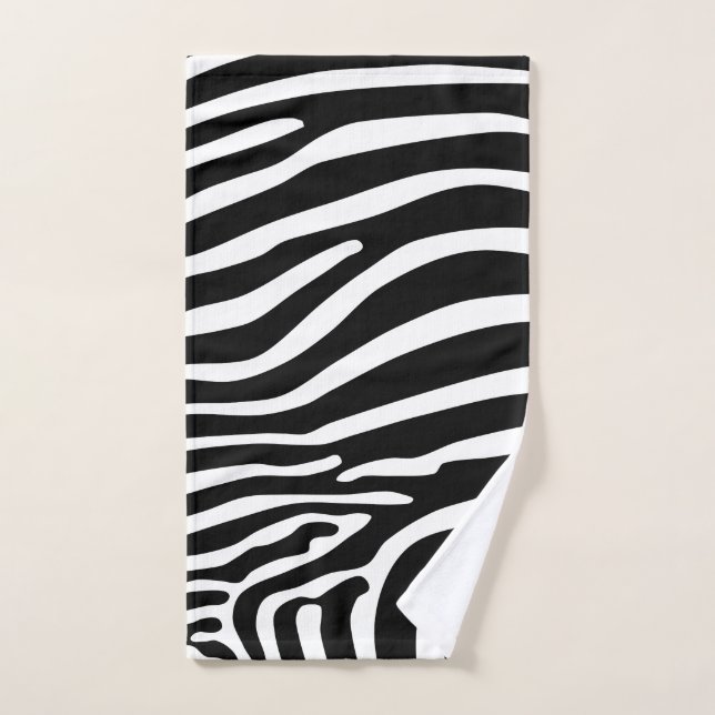 Zebra Animalprint Hand Towel (Hand Towel)