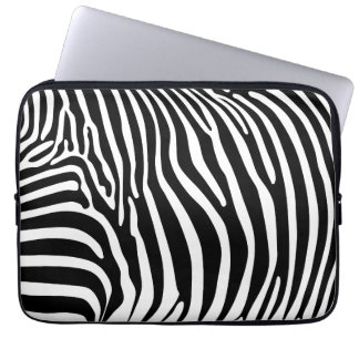 Zebra Animalprint Laptop Sleeve