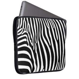 Zebra Animalprint Laptop Sleeve