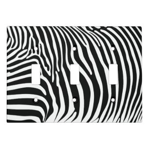 Zebra Animalprint Light Switch Cover