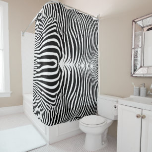 Zebra Animalprint Shower Curtain