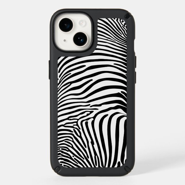 Zebra Animalprint Speck iPhone Case (Front)