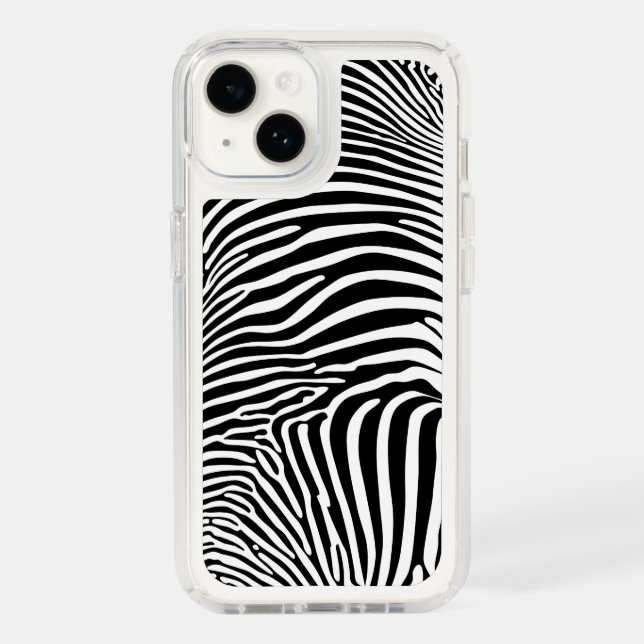 Zebra Animalprint Speck iPhone Case (Front)
