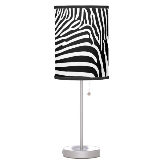 Zebra Animalprint Table Lamp (Left)