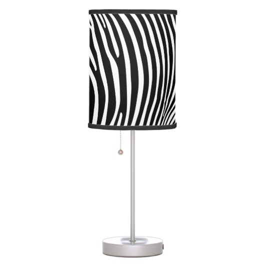Zebra Animalprint Table Lamp (Right)