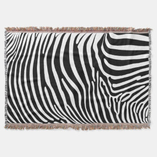 Zebra Animalprint Throw Blanket