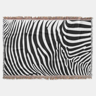 Zebra Animalprint Throw Blanket
