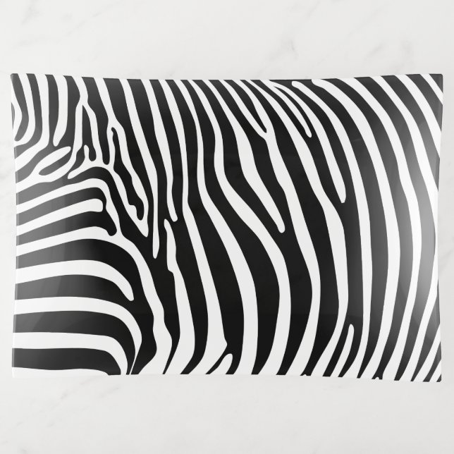 Zebra Animalprint Trinket Tray (Front)