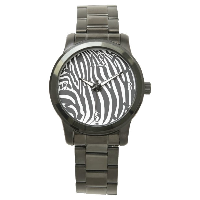 Zebra Animalprint Watch (Front)