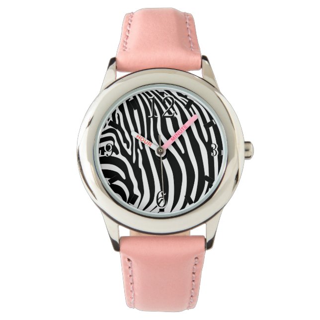 Zebra Animalprint Watch (Front)