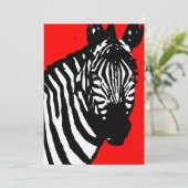 zebra announcements / invitations (Standing Front)