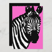 zebra announcements / invitations (Front/Back)