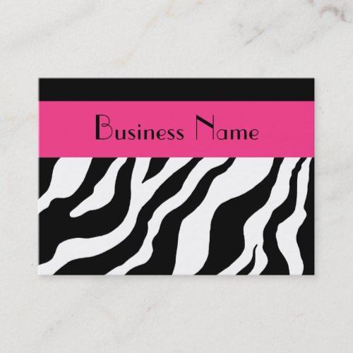 Zebra Appointment Card