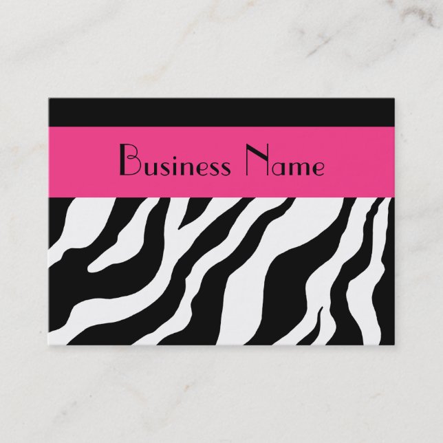 Zebra Appointment Card (Front)