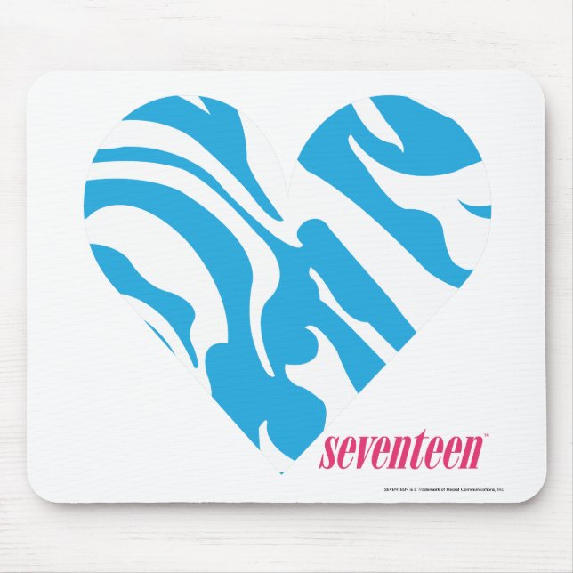 Zebra Aqua 2 Mouse Pad (Front)
