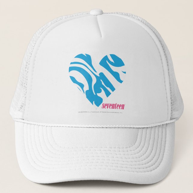 Zebra Aqua 2 Trucker Hat (Front)