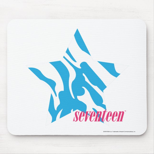 Zebra Aqua 3 Mouse Pad (Front)