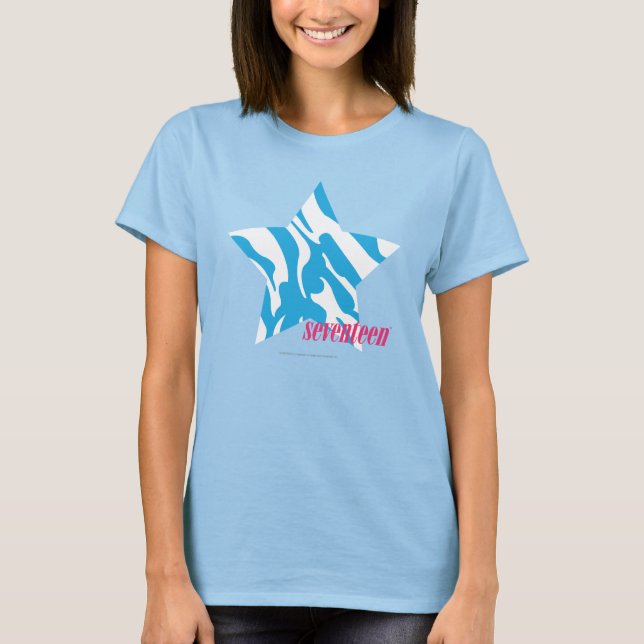 Zebra Aqua 3 T-Shirt (Front)