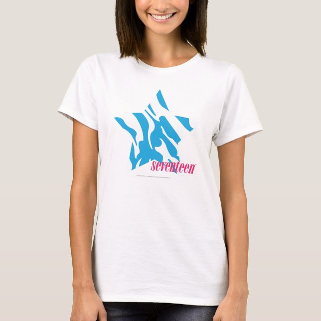 Zebra Aqua 3 T-Shirt (Front)
