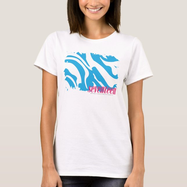 Zebra Aqua 4 T-Shirt (Front)