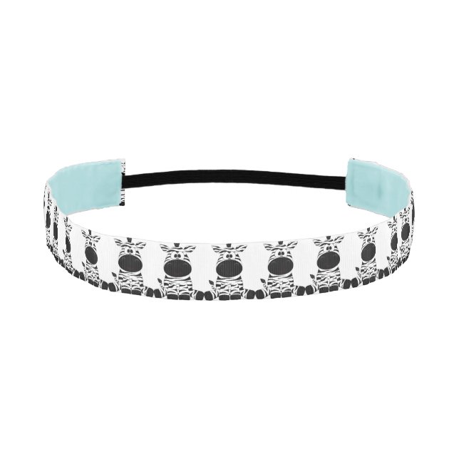 Zebra Athletic Headband (Front)